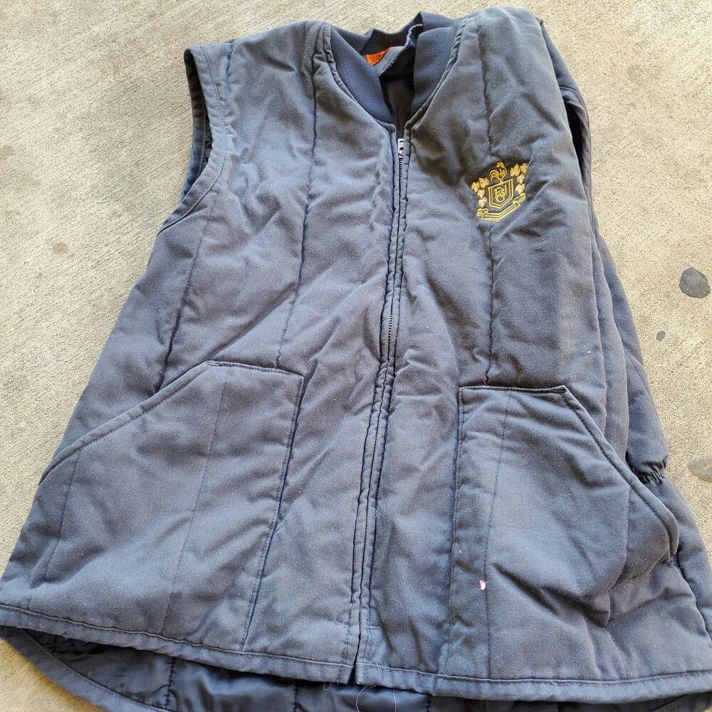 Red Kap Gray Vest Size Large